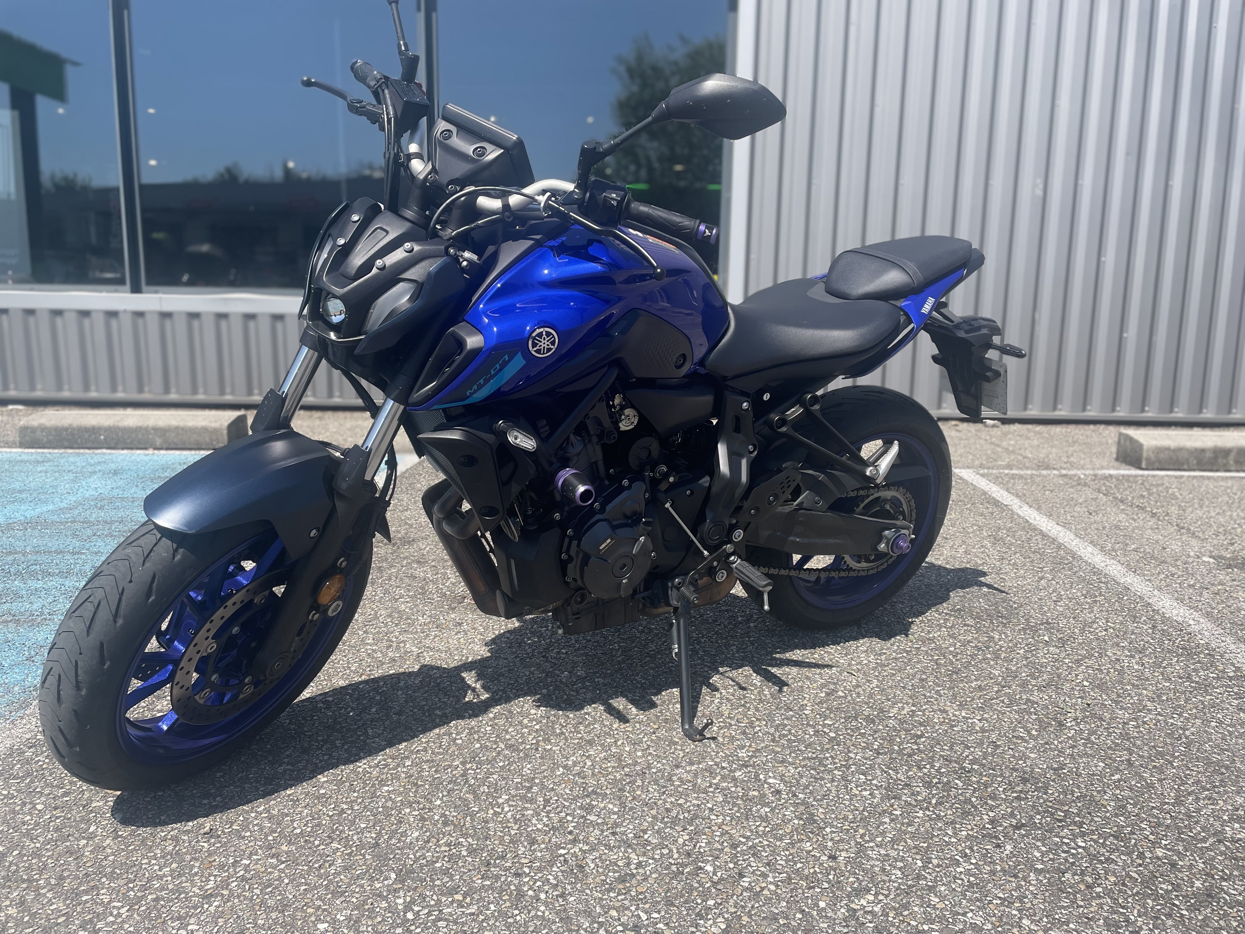 Yamaha mt07 bridé A2